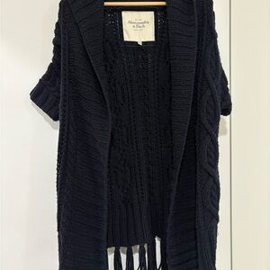 Abercrombie & Fitch Navy Women's Cardigan